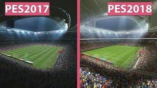 PES 2017 vs. PES 2018 on PC – Graphics Comparison
