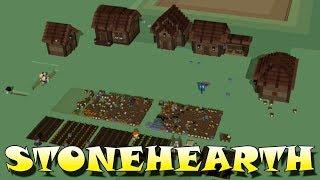 Прохождение STONEHEARTH #3 ГОРОД ПРОЦВЕТАЕТ \ Игра стройка