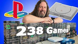 My PS1 Game Collection 238 Games Uncommon $$$ & Hidden Gems