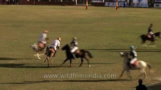 Polo players fall off from horse in terrible accident  Manipur