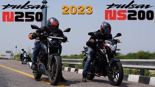 2023 Pulsar NS200 BS7 vs Pulsar N250 Drag Race 