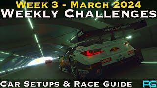 Gran Turismo 7 - Weekly Challenges - March Week 3 - Car Setups & Race Guides - ALL 5 RACES