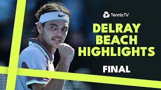 Taylor Fritz vs Tommy Paul For The Title   Delray Beach 2024 Final Highlights