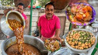 Cuttack Like Dahi Vada In Puri Dham  Spicy Aloo Dum with Vada  50₹- Only  Street Food India
