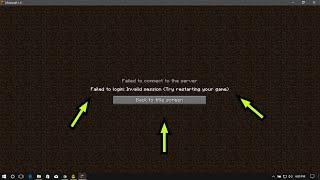 Fix failed to login invalid session try restarting your game Minecraft error