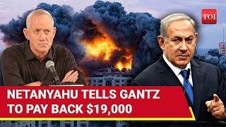 Netanyahu Fumes At Ex-Israel War Minister Orders Gantz To Pay Back $19000 Spent On U.S. Trip