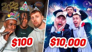 SIDEMEN $10000 vs $100 NEW YEARS EVE