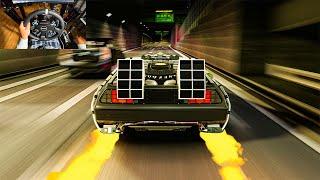 3478HP Back To The Future Delorean - Assetto Corsa  Moza R9