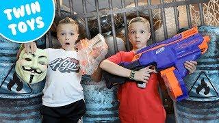 Nerf War  Kidz Squad Uses BUNKR to Capture the GAME MASTER