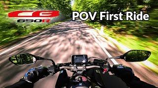 2024 Honda CB650R Brand New  POV First Ride Impressions as a Beginner Rider