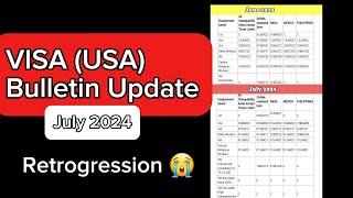 VISA bulletin update  July 2024  US VISA