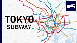 Evolution of the Tokyo Subway 1927-2021 animation