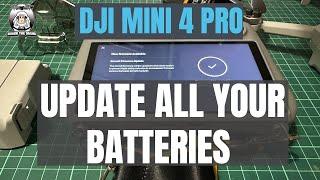 DJI Mini 4 Pro How to update your batteries #shaunthedrone