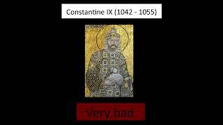 All Byzantine Emperors Ranking - from Arcadius to Constantine XI