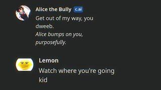 Average Conversation with a Bully  Character AI