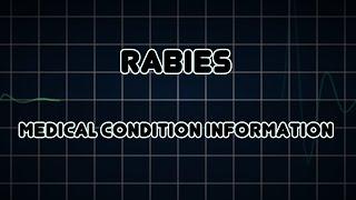 Rabies Medical Condition