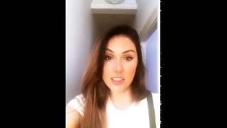 Lucy Pinder talks about her body *via FACETIME*