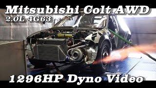 Mitsubishi Colt AWD 4G63 1296HP & 1069Nm Dyno 2016