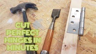 WOW - Cut perfect door hinges in minutes