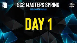 ESL SC2 Masters Spring Финалы - День 1  DreamHack Dallas