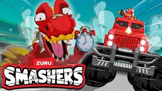 Safari del Tiburón + Compilación De Videos  SMASHERS En Español Caricaturas para niños  Zuru
