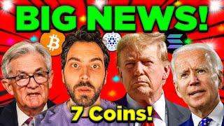 PREPARE - Bitcoins NEXT Insane Move + 7 Crypto Coins - Big News