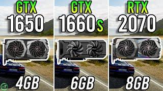 GTX 1650 vs GTX 1660 Super vs RTX 2070 - Tested in 2023