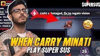 @CarryMinati PLAYING SUPER SUS   DEMON KING GAMING  DKG  SUPER SUS 