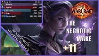 The Necrotic Wake +11  Soul Harvester Affliction Warlock  The War Within