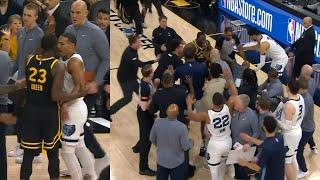 Draymond Green gets into it with Desmond Bane and Grizzlies coach gets taken out