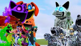 All Smiling Critters Poppy Playtime Chapter 3 VS All Zoonomaly Monsters in GMOD