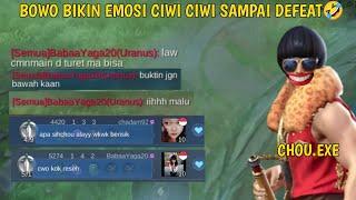 CHOUBOWO.EXEBOWO BIKIN CIWI CIWI EMOSI SAMPAI DEFEAT