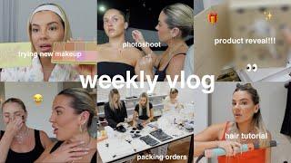 WEEKLY VLOG  Product Reveal Photoshoot Hair Tutorial Injectables  Jaz Hand