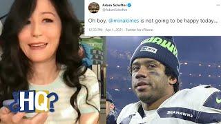 Adam Schefter pranks Mina Kimes on April Fools’ Day  Highly Questionable