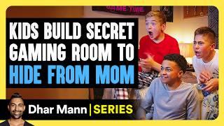 Jays World S2 E02 Kids Build SECRET Gaming Room To HIDE From Mom  Dhar Mann Studios