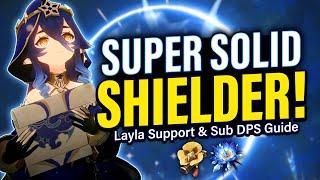 LAYLA REVIEW & GUIDE How to Play Best Support & DPS Builds Team Comps  Genshin Impact 3.2