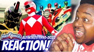 All Power Rangers Opening Themes Reaction 1993 - 2022