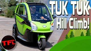 Tiny EV Vs. Big Hill Rematch Will This Electric Tuk Tuk Make It Up A Colorado Mountain?