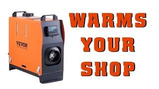 Warm your Shop RV or Garage with the Vevor Diesel Heater