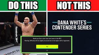 UFC 4 Career Mode How To Get a UFC Contract After First Fight
