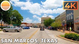 San Marcos Texas  Drive with me through a Texas town