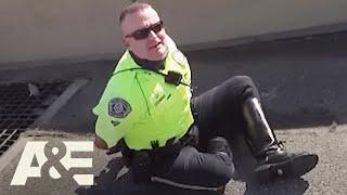 Court Cam Fake Officer Arrested AGAIN & Mouths Off To Real Police  A&E