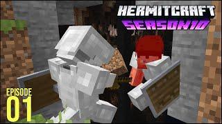 Teaching My Best Friend To Hermitcraft - Hermitcraft 10  Ep 01