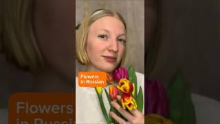 Flowers in Russian
