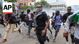 Police deploy tear gas as Kenyans protest against proposed finance bill in Nairobi