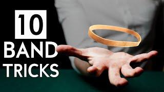 10 SIMPLE Rubber Band Magic Tricks Anyone Can Do  Revealed