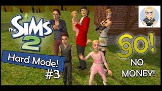 Lets Play The Sims 2 HARD MODE  Capp Family Round 1