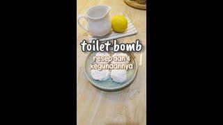 TOILET BOMB BUAT BEBERSIH CEPAT  RESEP DAN KEGUNAANNYA  EASY CLEANING TIPS  CLEAN WITH ME