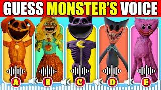 IMPOSSIBLE  Guess The Voice  Poppy Playtime Chapter 3 & The Smiling Critters Characters  Catnap