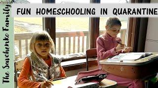 Fun homeschooling Big Russian speaking family singing Savchenko family